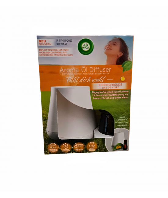 Air Wick Essential Tropic Ел. Машинка+3 батерии+20мл. пълнител Air Wick Essential Tropic Ел. Машинка+3 батерии+20мл. пълнител